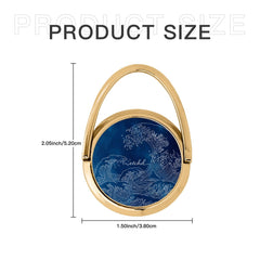 Ocean Wave Hoop Ring Holder by etchd, view 6