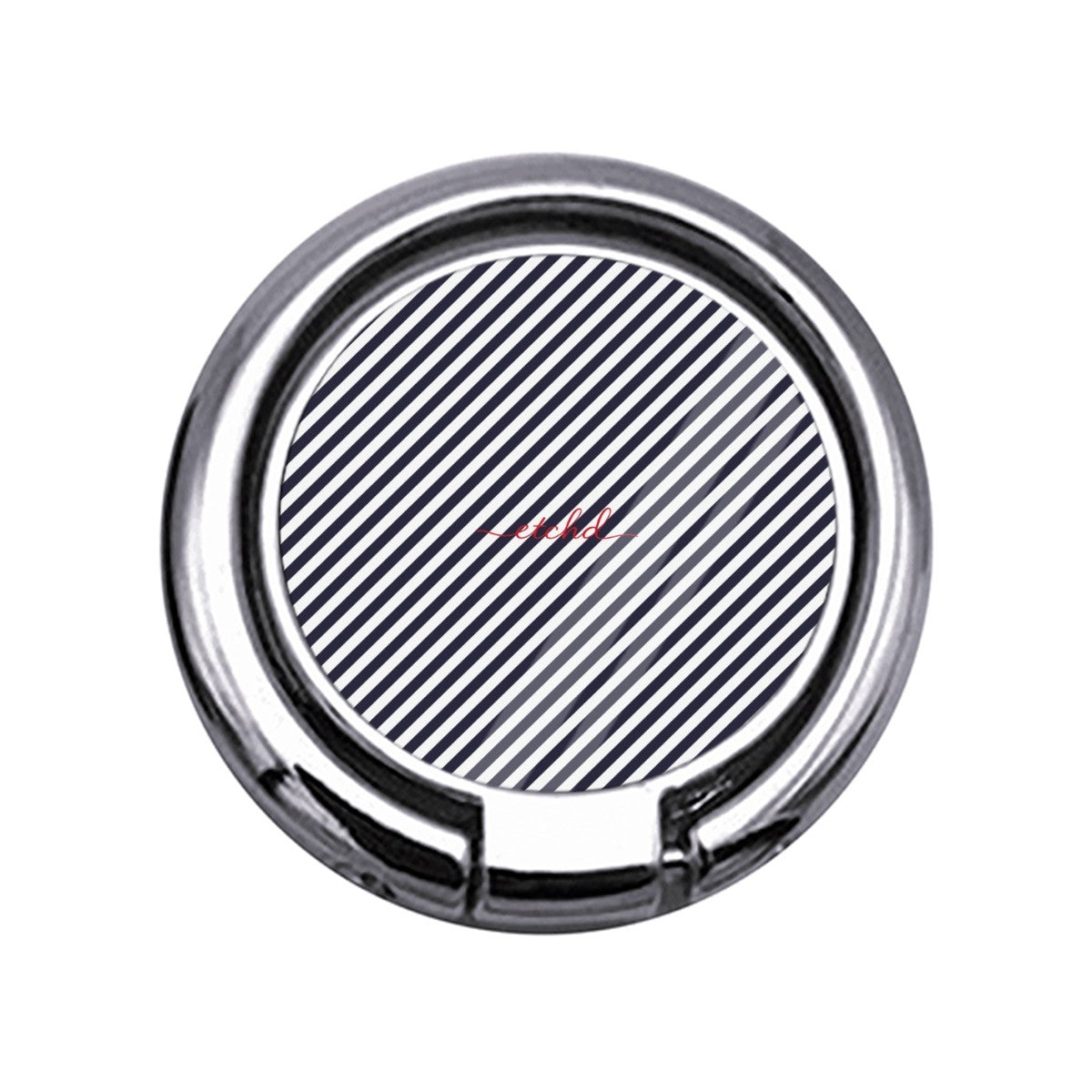 Navy & White Striped Diagonal Slim Ring Holder by etchd