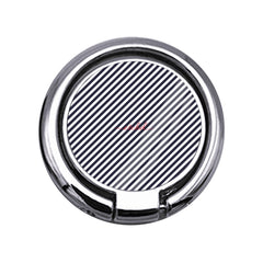 Navy & White Striped Diagonal Slim Ring Holder by etchd