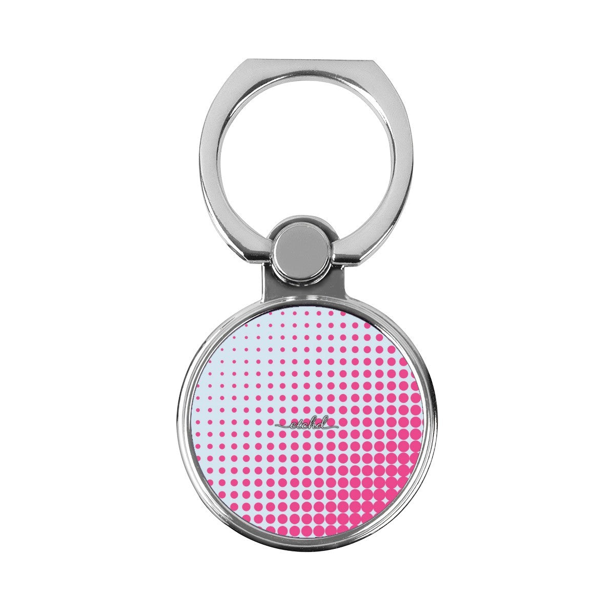 Bubblegum Halftone Classic Ring Holder by etchd