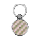 Green & Pink Striped Diagonal Classic Ring Holder