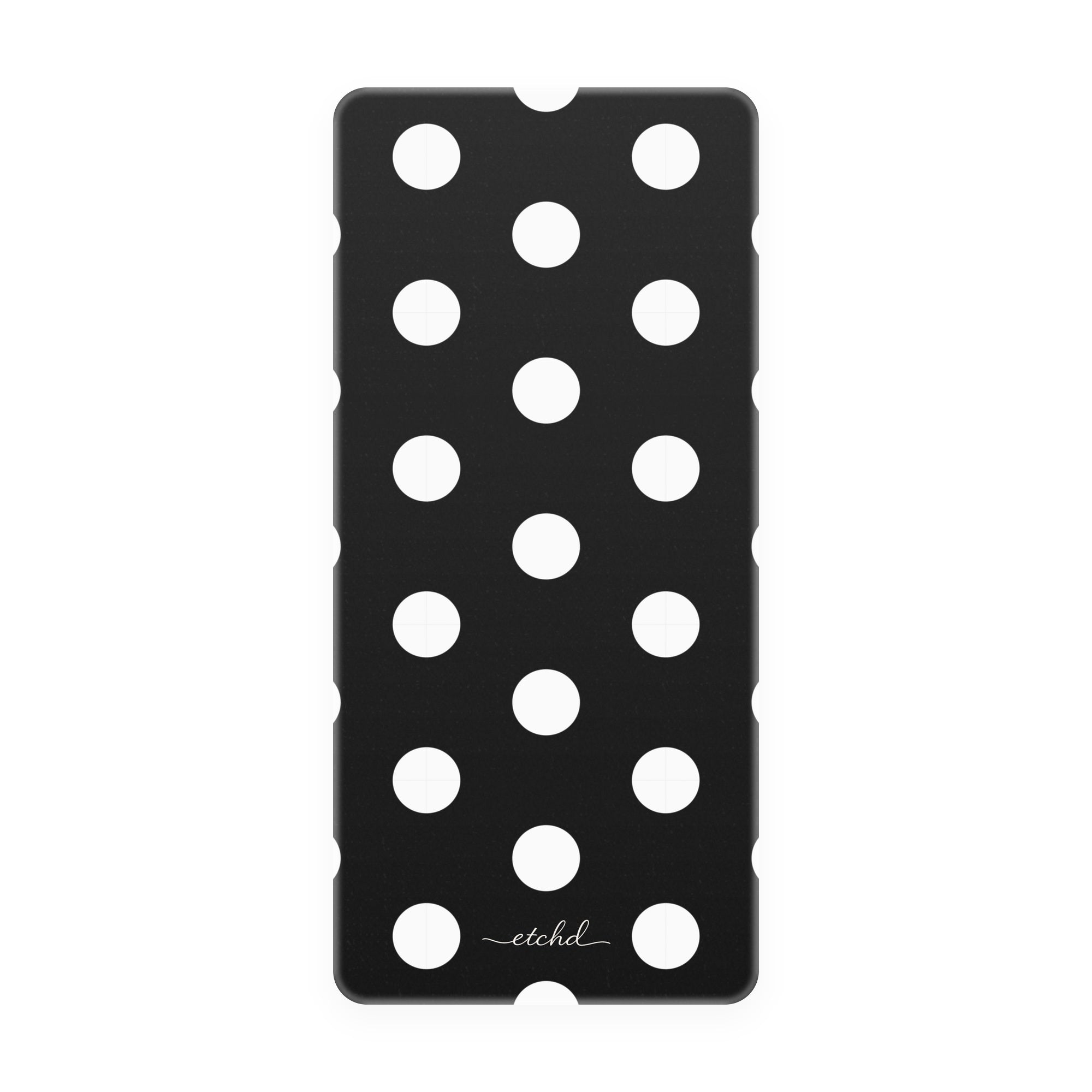 White & Black Polka Dot Phone Stand by etchd, view 5