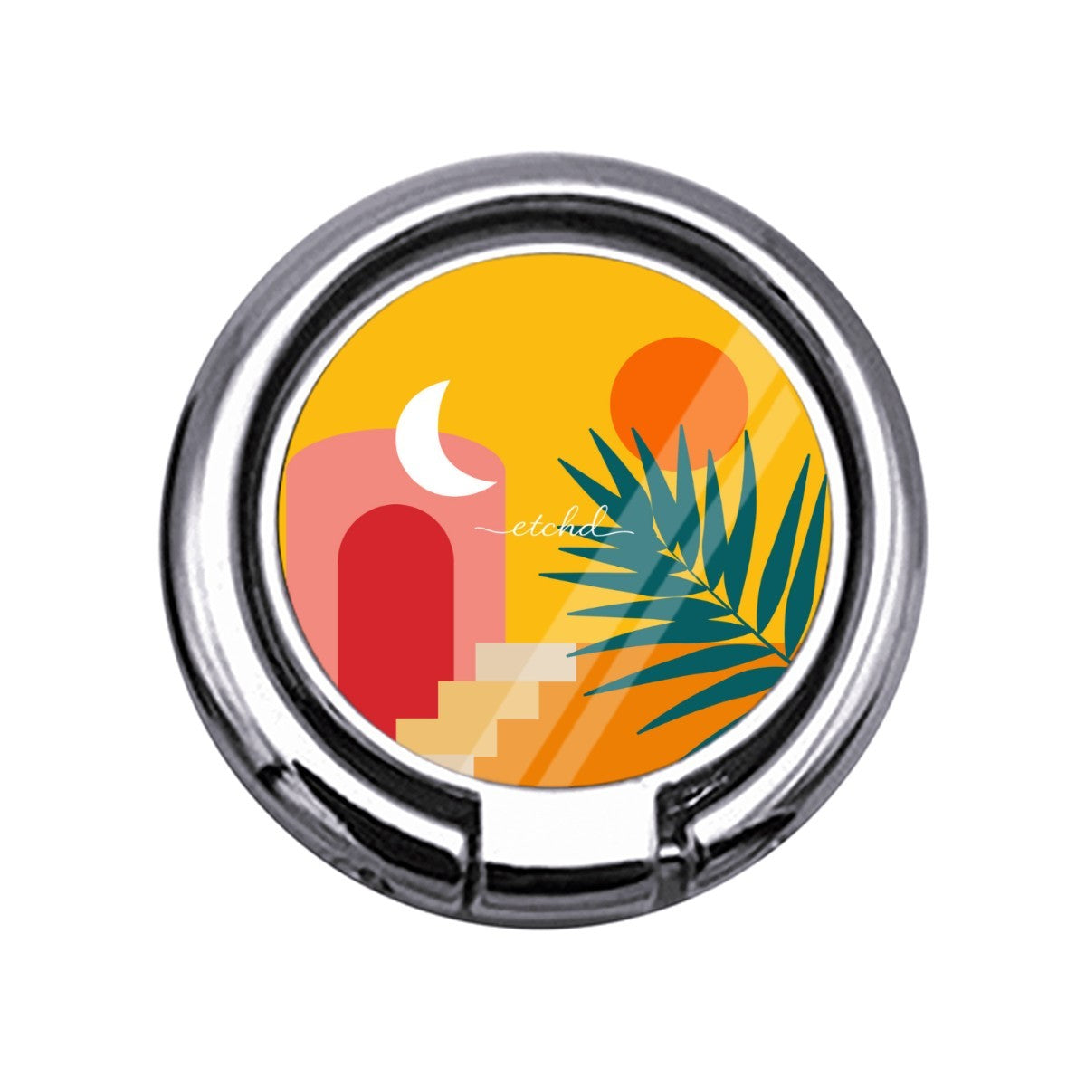 Tropical Sunset Slim Ring Holder by etchd
