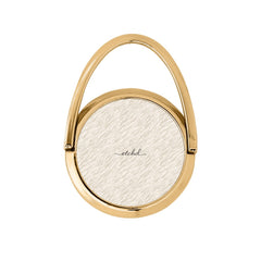 Beige Zebra Hoop Ring Holder by etchd