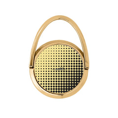 Butter Halftone Hoop Ring Holder by etchd