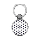 Navy & White Polka Dot Anello supporto classico per telefono