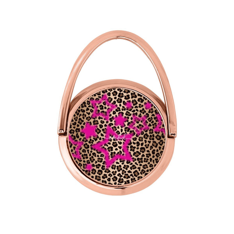 Y2K Leopard Drehbare Ring Handyhalterung-zoom-