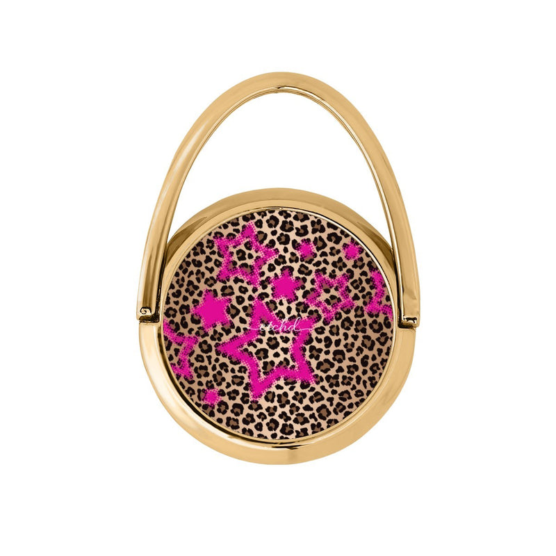Y2K Leopard Drehbare Ring Handyhalterung-zoom-