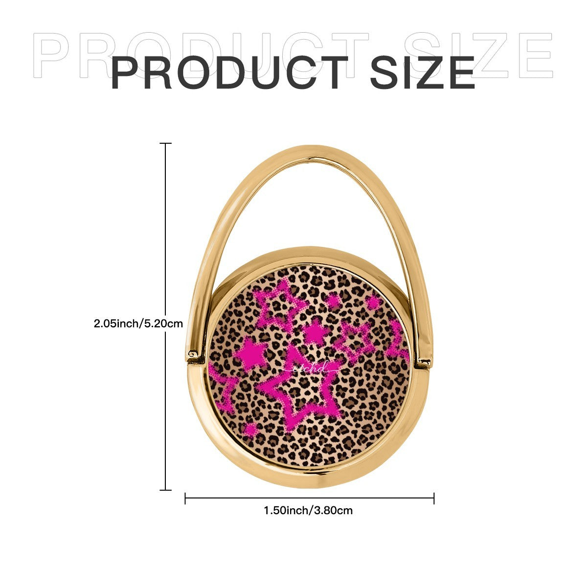 Y2K Leopard Hoop Ring Holder by etchd, view 6