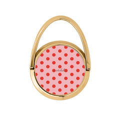 Poppy & Blush Polka Dot Hoop Ring Holder by etchd