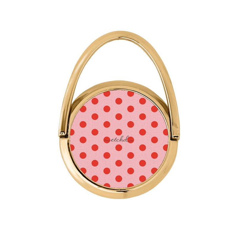 Poppy & Blush Polka Dot Hoop Ring Holder-zoom-