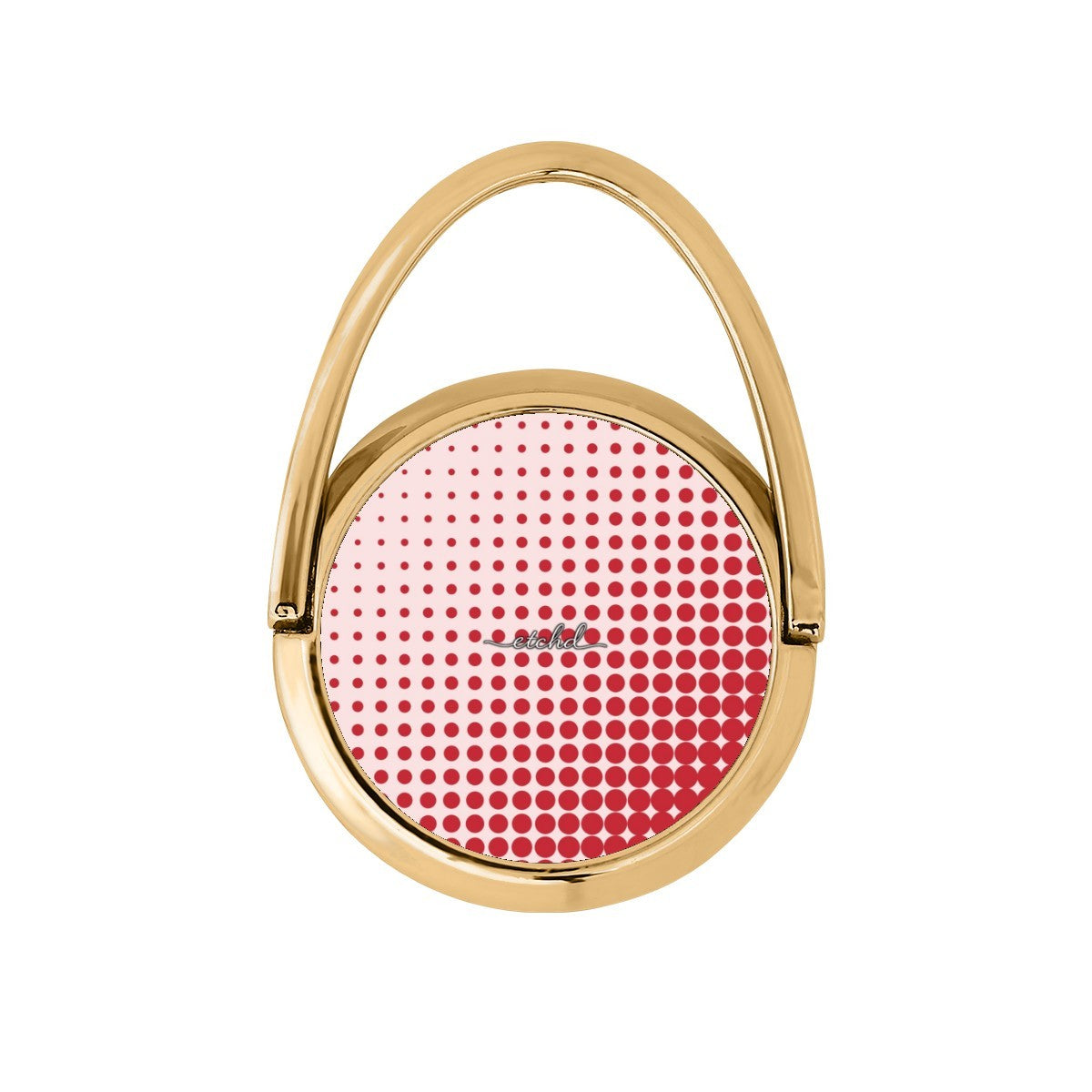 Cherry Halftone Hoop Ring Holder by etchd