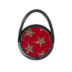 Red & Leopard Stars Hoop Ring Holder by etchd, view 8