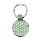 Cream & Sage Polka Dot Classic Ring Holder
