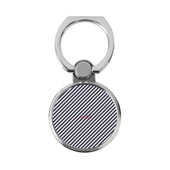 Navy & White Striped Diagonal Classic Ring Holder by etchd