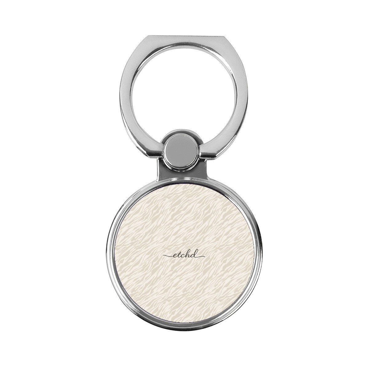 Beige Zebra Classic Ring Holder by etchd