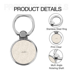 Beige Zebra Classic Ring Holder by etchd, view 5