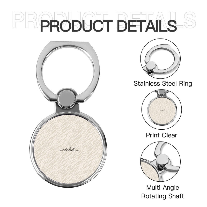Beige Zebra Anello supporto classico per telefono-zoom-