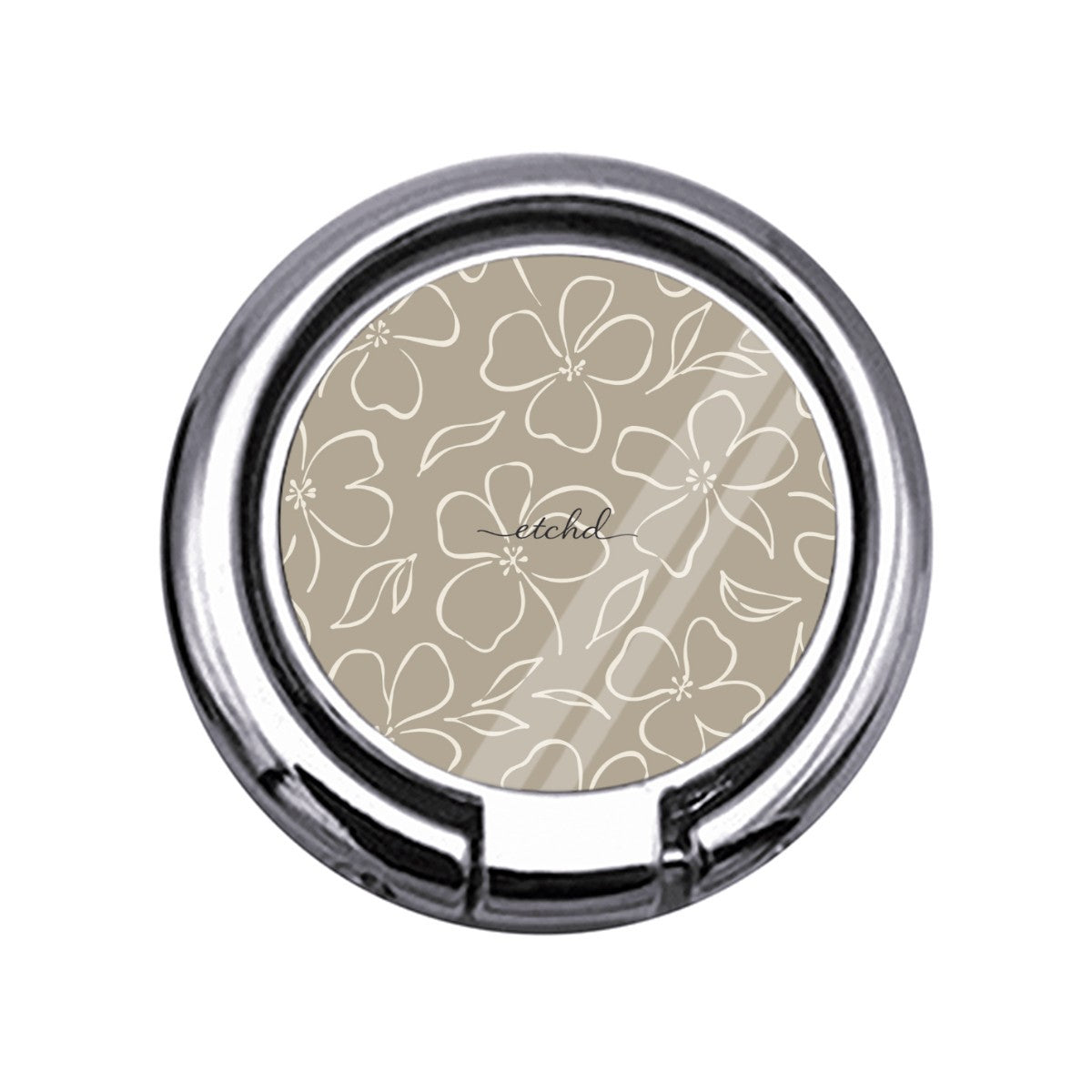 Neutral Floral Slim Ring Holder by etchd