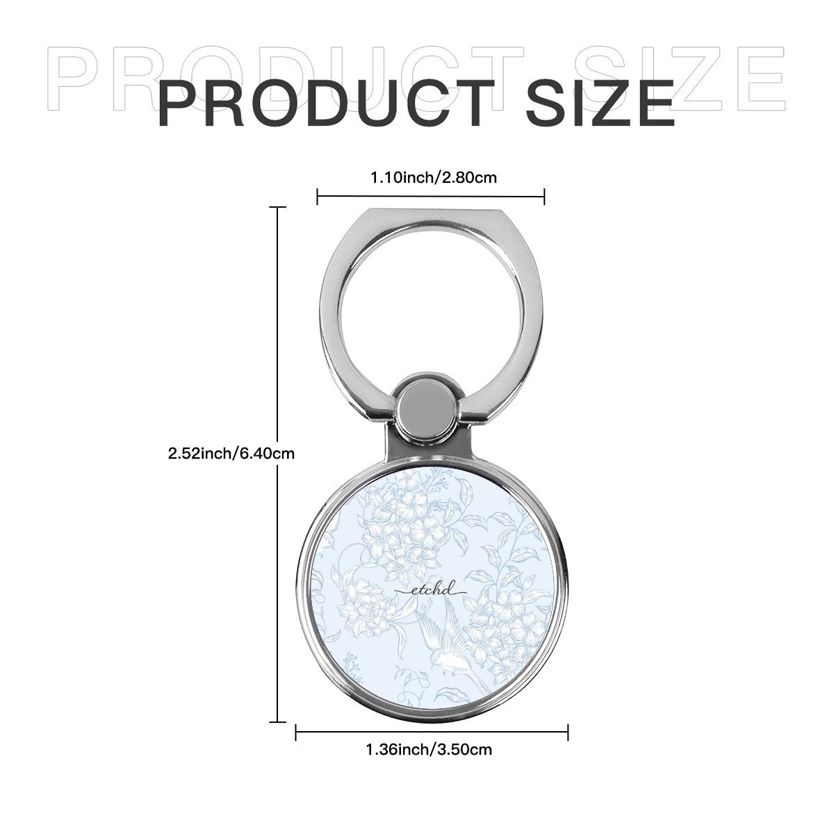 Hummingbird Bloom Classic Ring Holder by etchd, view 6