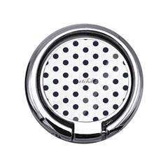 Navy & White Polka Dot Slim Ring Holder by etchd