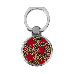 Leopard & Red Stars Classic Ring Holder by etchd