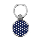 Cream & Navy Polka Dot Classic Ring Holder