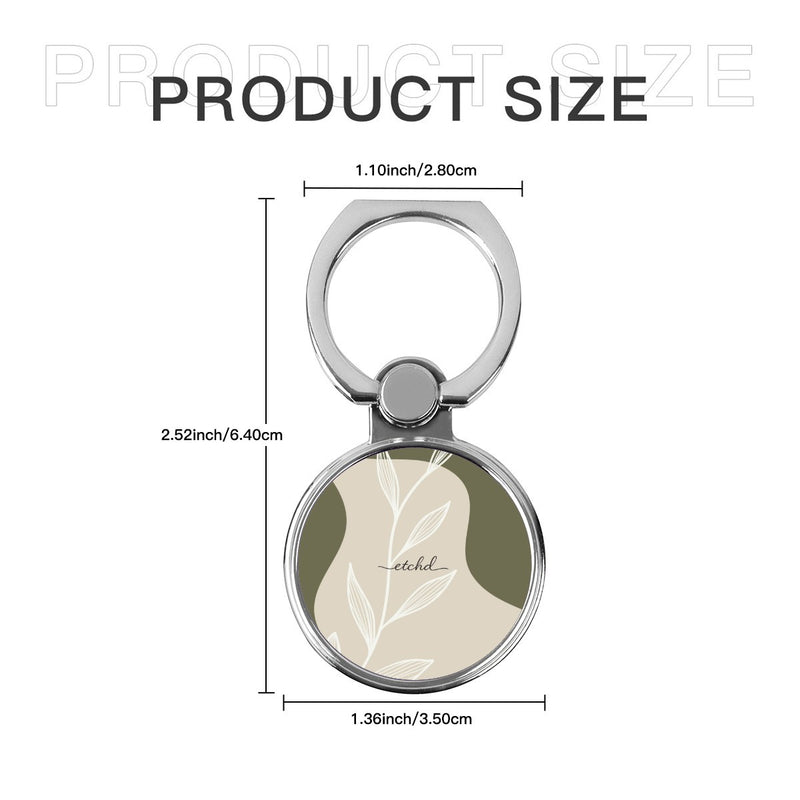 Olive Leaf Anello supporto classico per telefono-zoom-