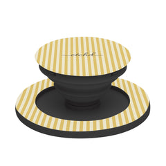 Butter & Cream Striped Phone Grip And Stand by etchd, view 6