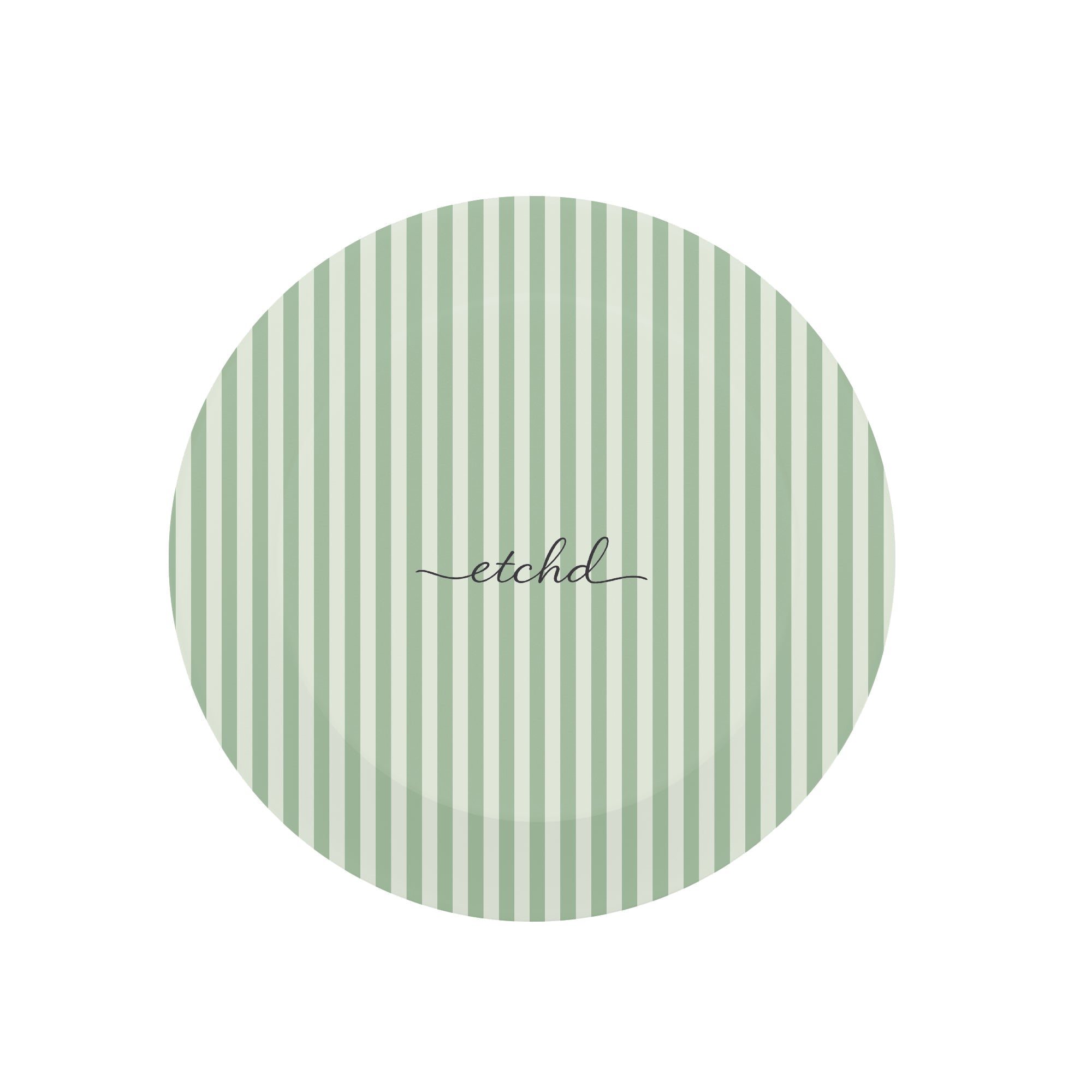 Sage & Cream Striped Phone Grip And Stand by etchd, view 2