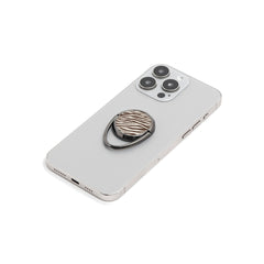 Brown Zebra Phone Ring Holder by etchd, view 6