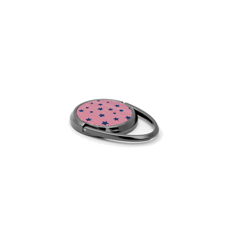 Red Stripes & Blue Stars Anillo soporte para móvil-zoom-