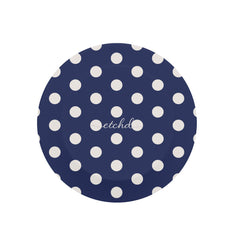 Cream & Navy Polka Dot Phone Grip And Stand by etchd, view 3