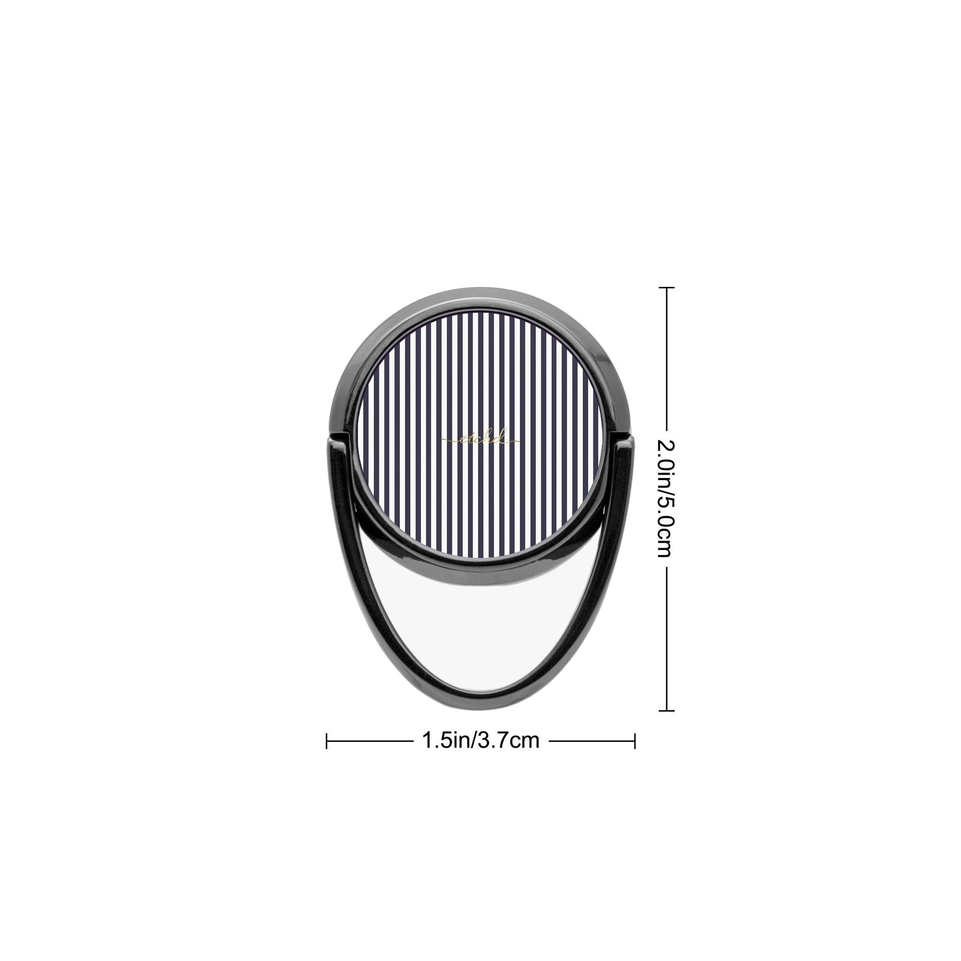 Navy And White Phone Ring Holder by etchd, view 3
