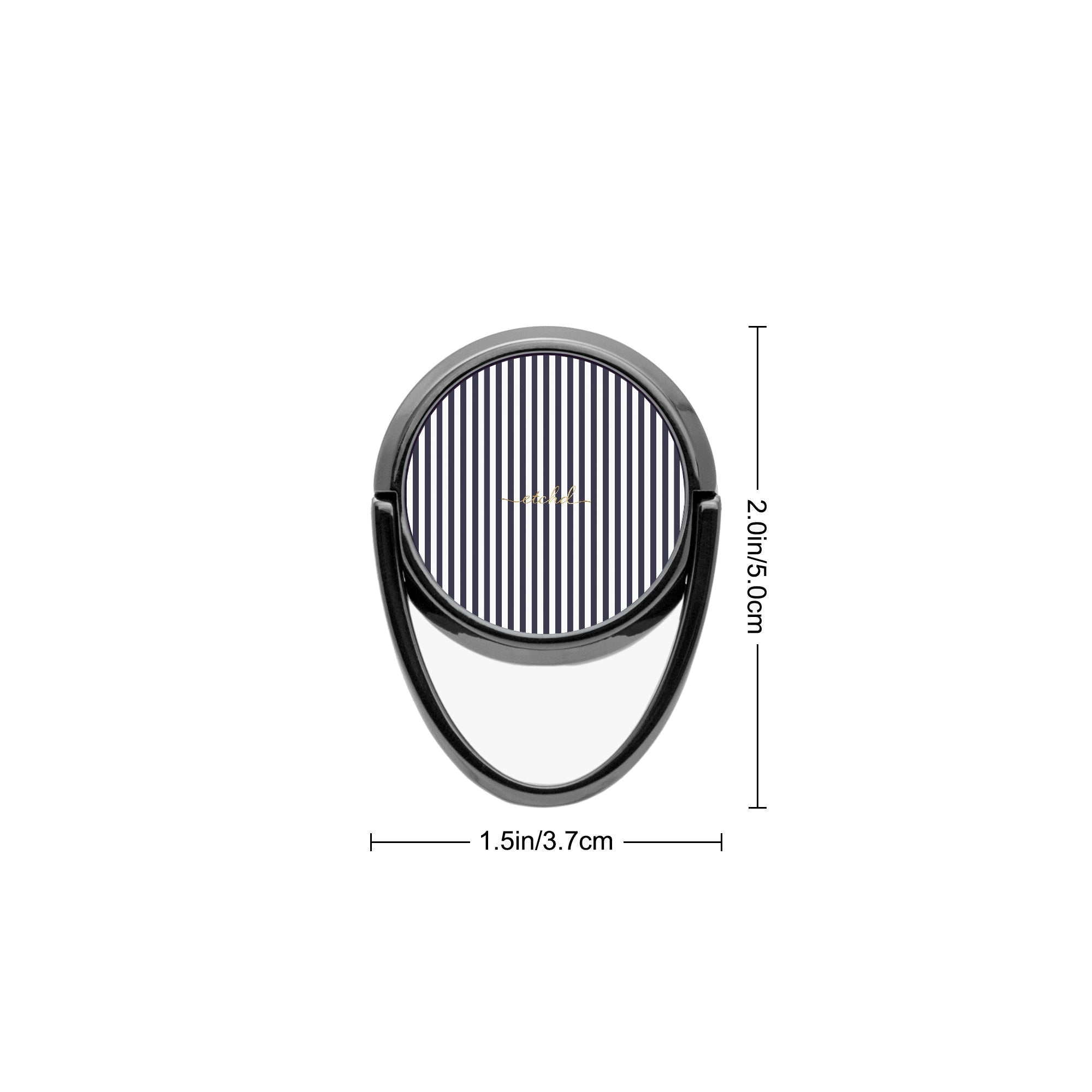 Navy And White Phone Ring Holder by etchd, view 3