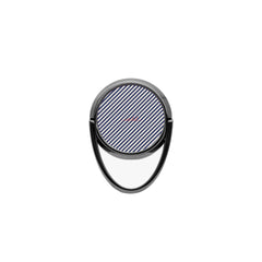 Navy & Cream Striped Diagonal Phone Ring Holder by etchd, view 4
