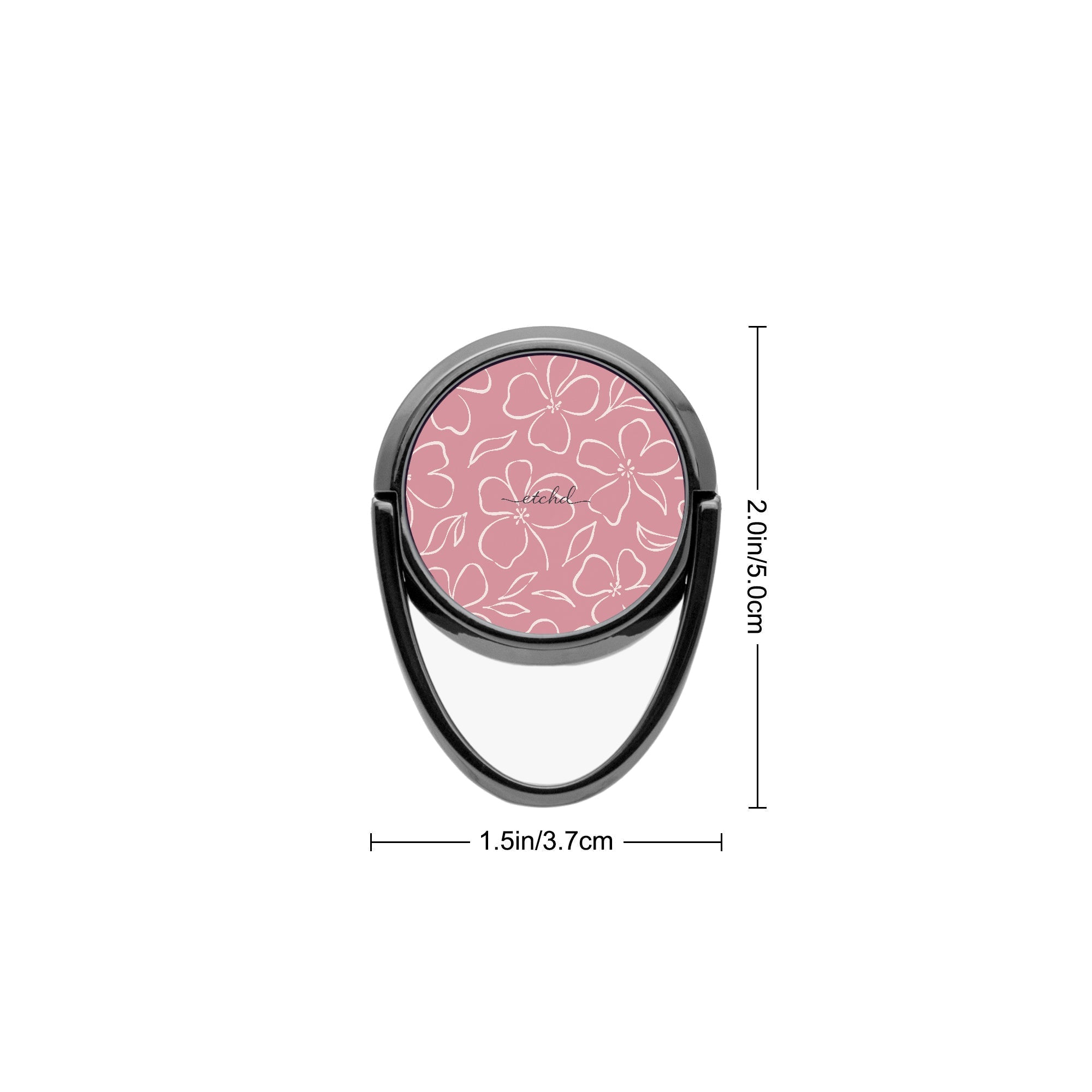 Blush & Cream Floral Phone Ring Holder by etchd, view 3