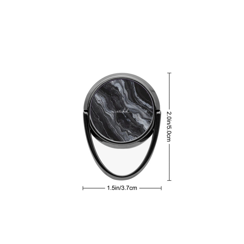 Onyx Pearl Phone Ring Holder-zoom-