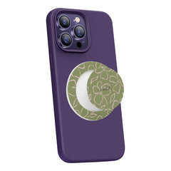 Green & Pink Floral Phone Grip And Stand by etchd, view 7