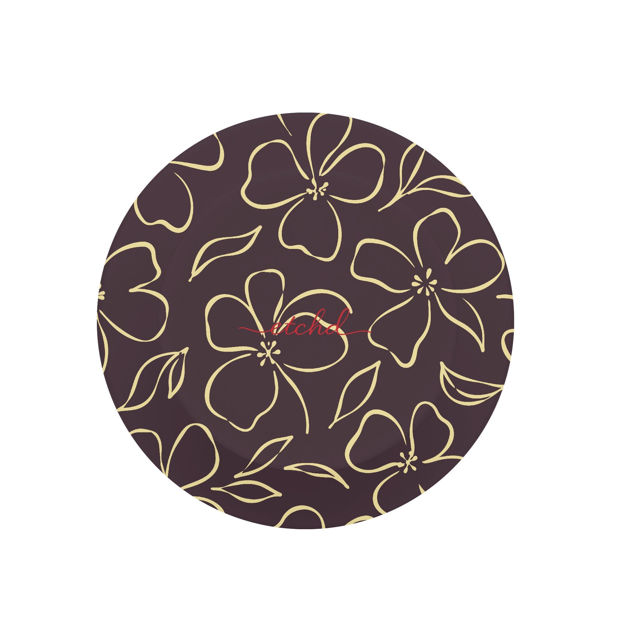 Plum & Butter Floral Phone Grip And Stand by etchd, view 2