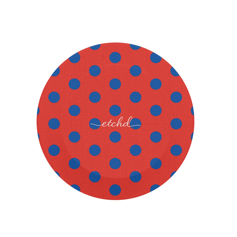 Cobalt And Poppy Polka Dot Phone Grip And Stand-zoom-