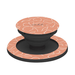 Coral & Cream Floral Phone Grip And Stand by etchd, view 6