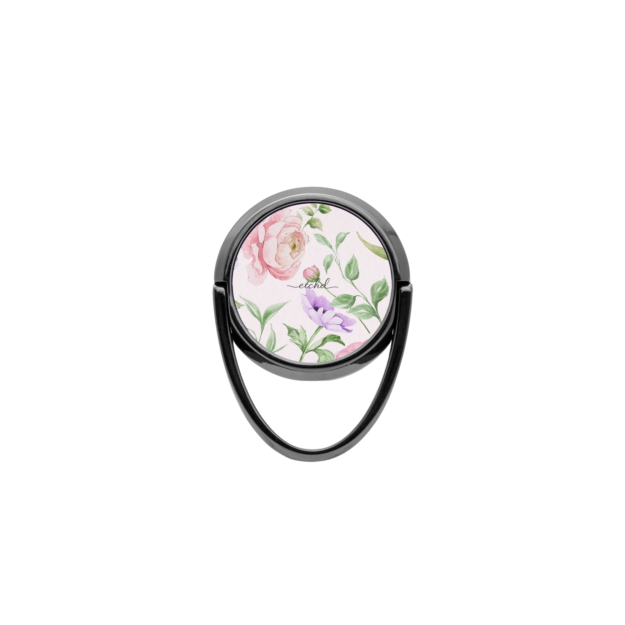 Peony Bloom Phone Ring Holder by etchd, view 4