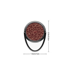 Cherry & Peach Floral Anello supporto per telefono di etchd, vista 3
