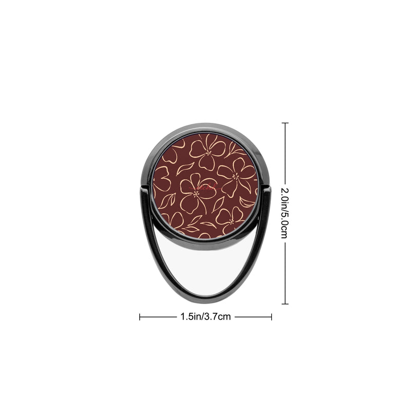 Cherry & Peach Floral Anello supporto per telefono-zoom-