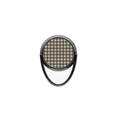 Cream & Brown Gingham Phone Ring Holder by etchd, view 4