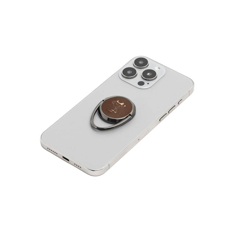 Gentlemen Espresso Phone Ring Holder-zoom-