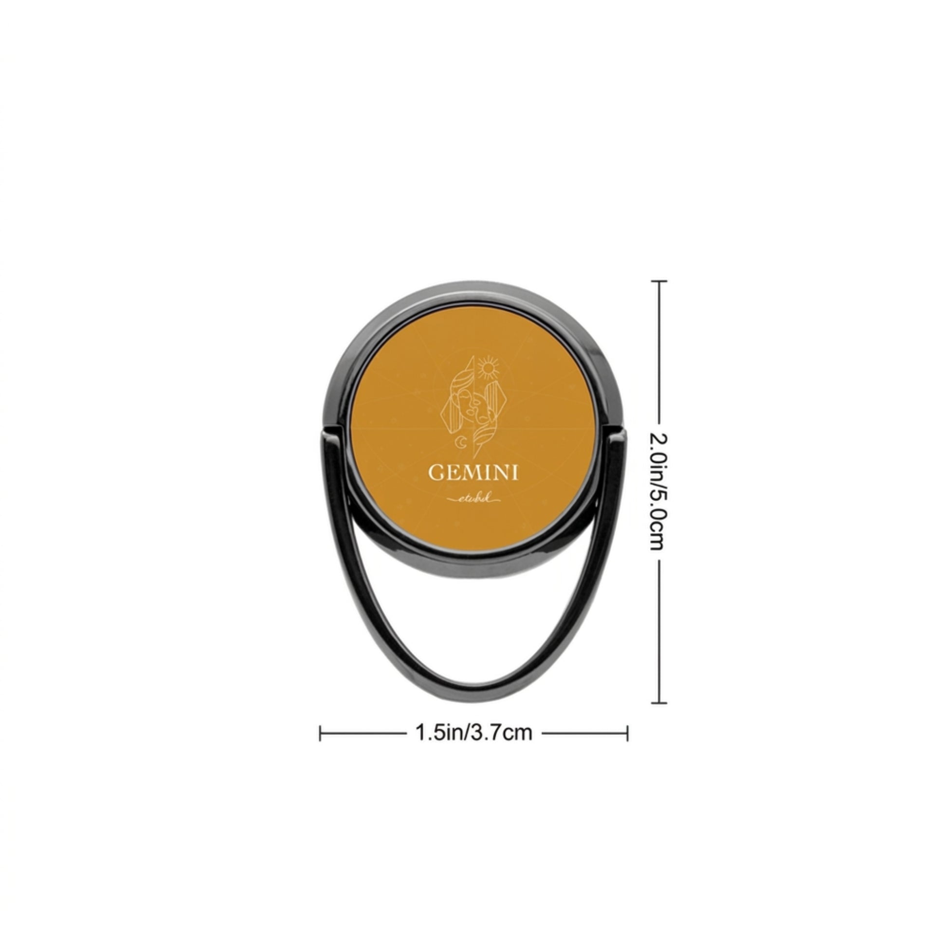 Gemini Phone Ring Holder by etchd, view 3