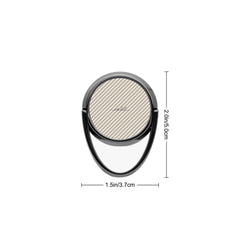 Neutral Striped Diagonal Phone Ring Holder by etchd, view 3