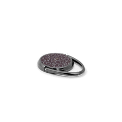 Plum & Blue Floral Phone Ring Holder by etchd, view 2